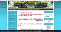 Desktop Screenshot of lokomodel.cz
